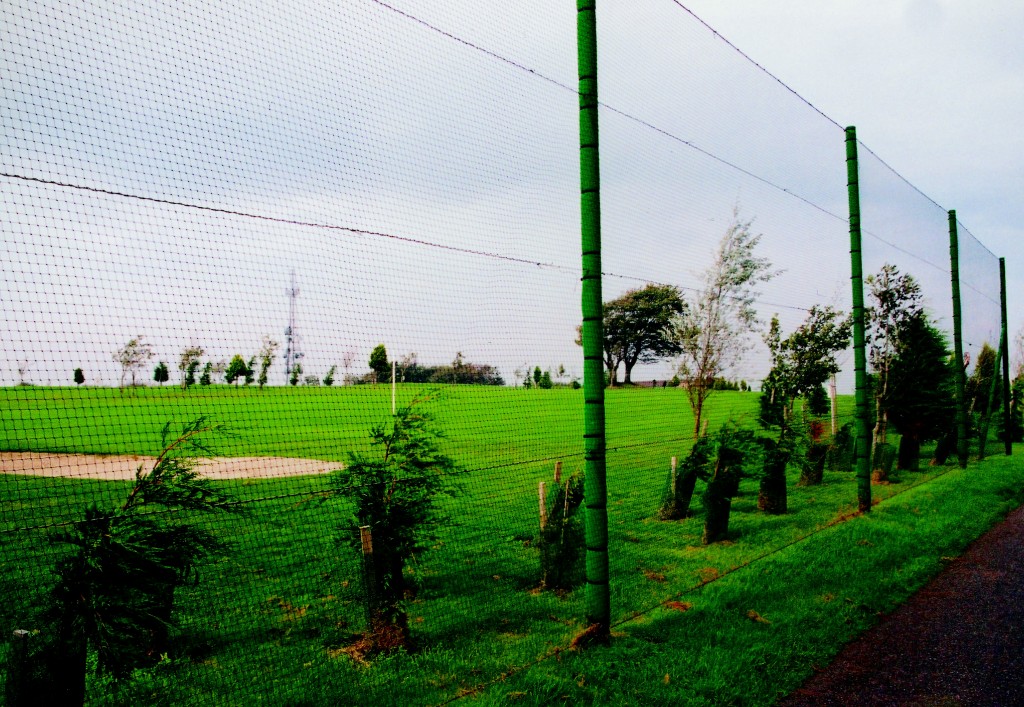 Golf Course Perimeter Netting 28 mm Square Mesh