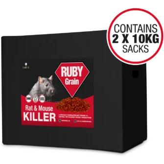 Mouse and Rat Poison – Jade or Ruby Grain – 20kg Sack