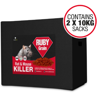 Mouse and Rat Poison – Jade or Ruby Grain – 20kg Sack