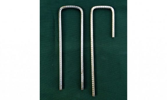 metal securing u pins