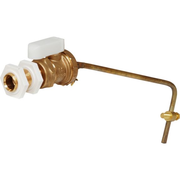 Float Valve ½” High Pressure & Red Plastic Ball Float (4.5")