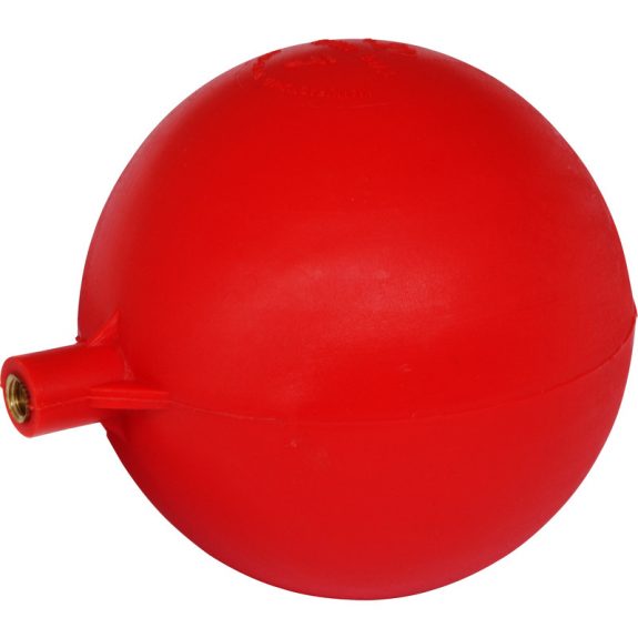 Float Valve ½” High Pressure & Red Plastic Ball Float (4.5")