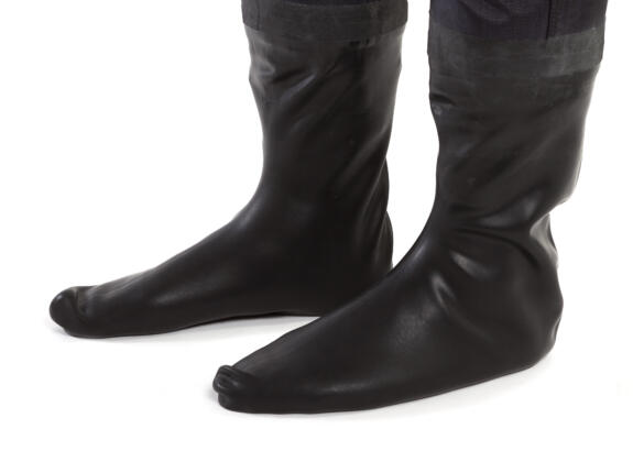 Latex Socks for wear with a surface drysuit