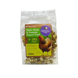 Natures Grub Garlic, Herbs & Seaweed Popcorn 20g
