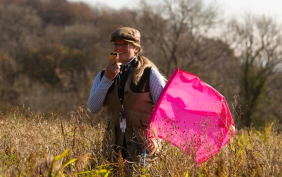 Gamekeeperess Pink Flag