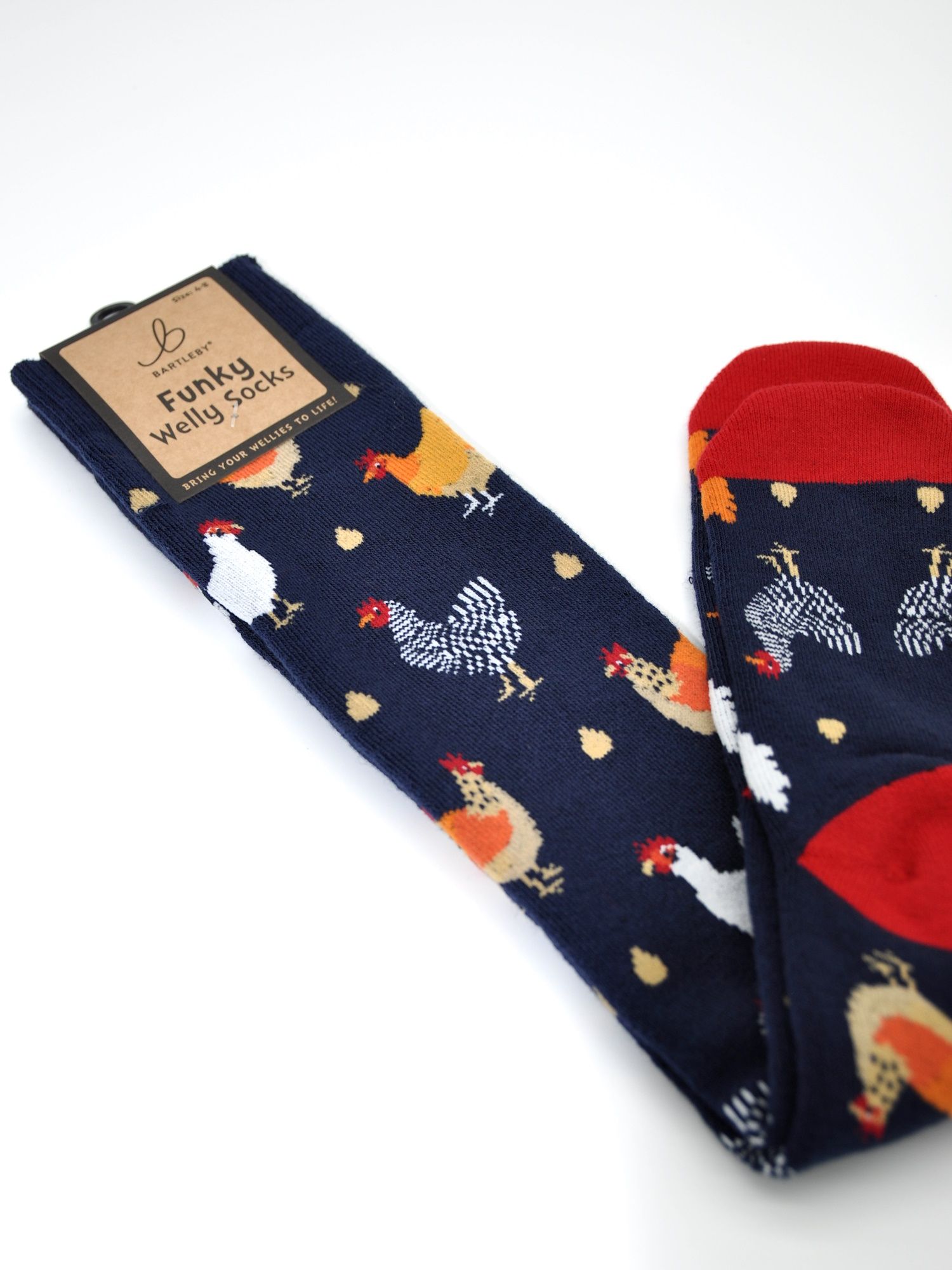 Bartleby Funky Welly Socks - Chicken