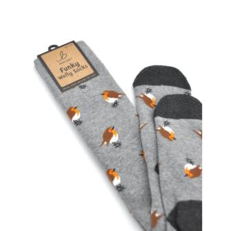 Bartleby Funky Welly Socks – Robins