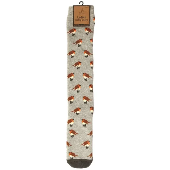 Bartleby Funky Welly Socks – Robins